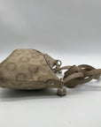Coach Beige Madison Optical Art Crossbody Bag