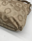 Coach Beige Madison Optical Art Crossbody Bag