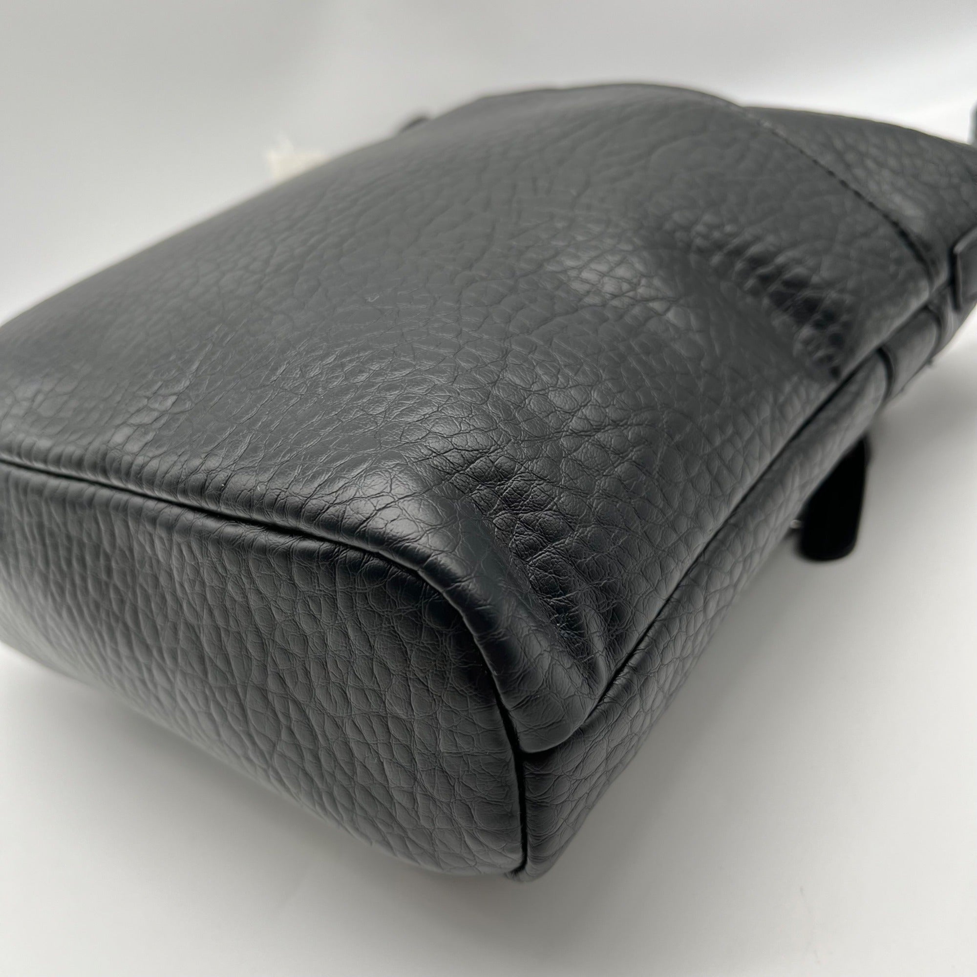 Giani Bernini Black Three Pocket Crossbody Bag
