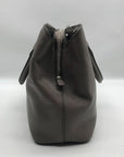 Michael Kors Dark Grey Saffiano Leather Savannah Satchel Bag