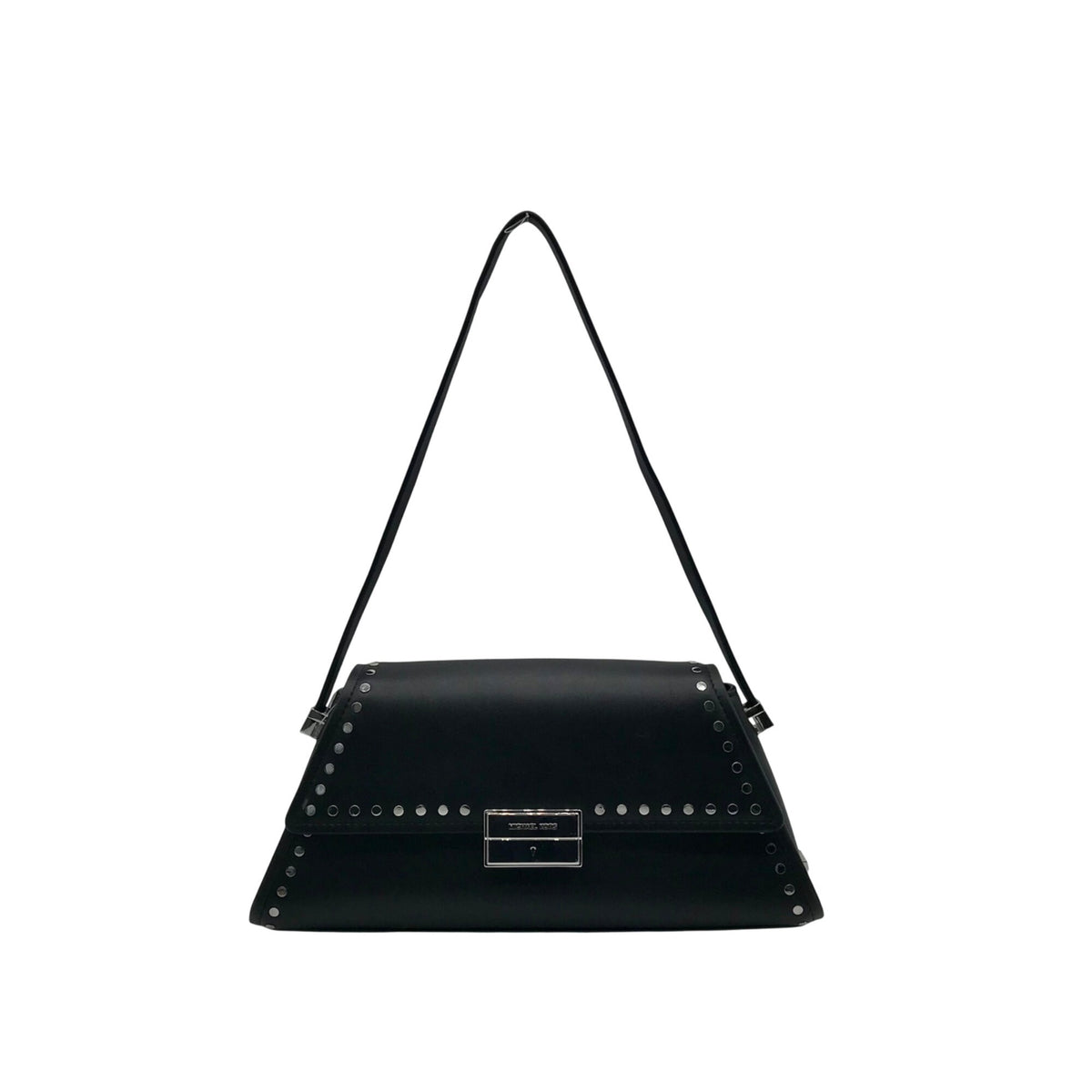 Michael Kors Black Leather Ludlow Convertible Shoulder Bag