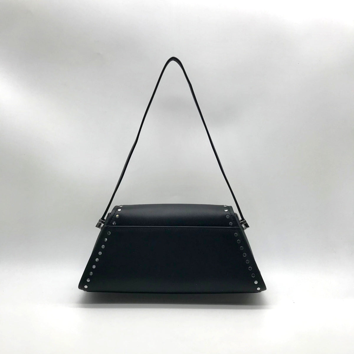 Michael Kors Black Leather Ludlow Convertible Shoulder Bag