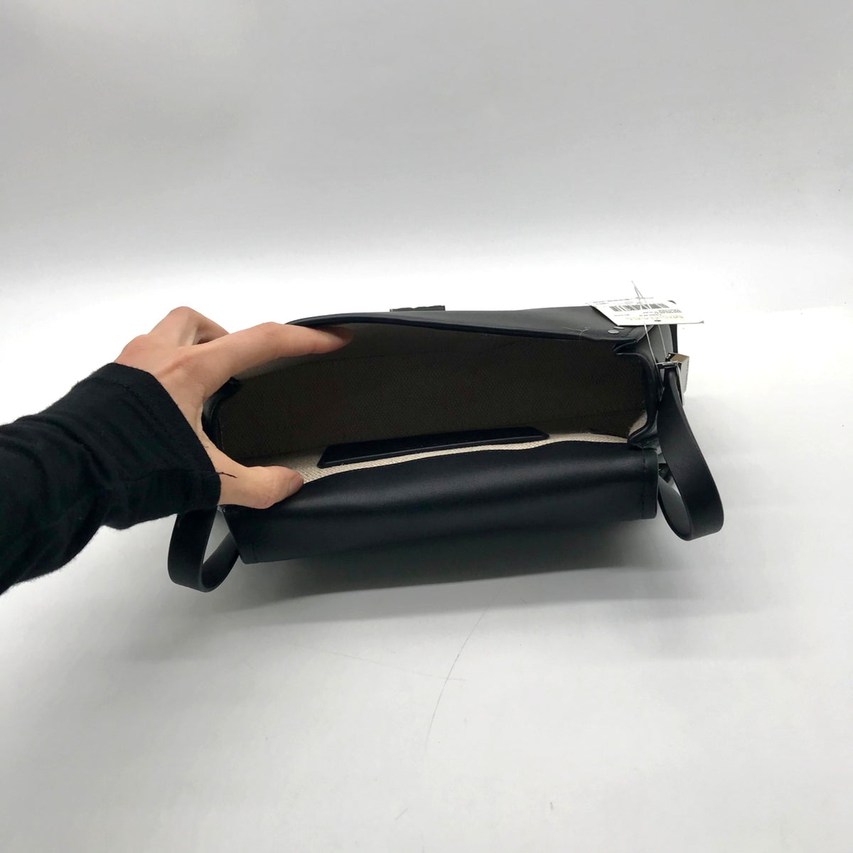 Michael Kors Black Leather Ludlow Convertible Shoulder Bag