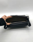 Michael Kors Black Leather Ludlow Convertible Shoulder Bag