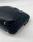 I.N.C. International Concepts Black Faux Leather Kemah Chain Medium Satchel
