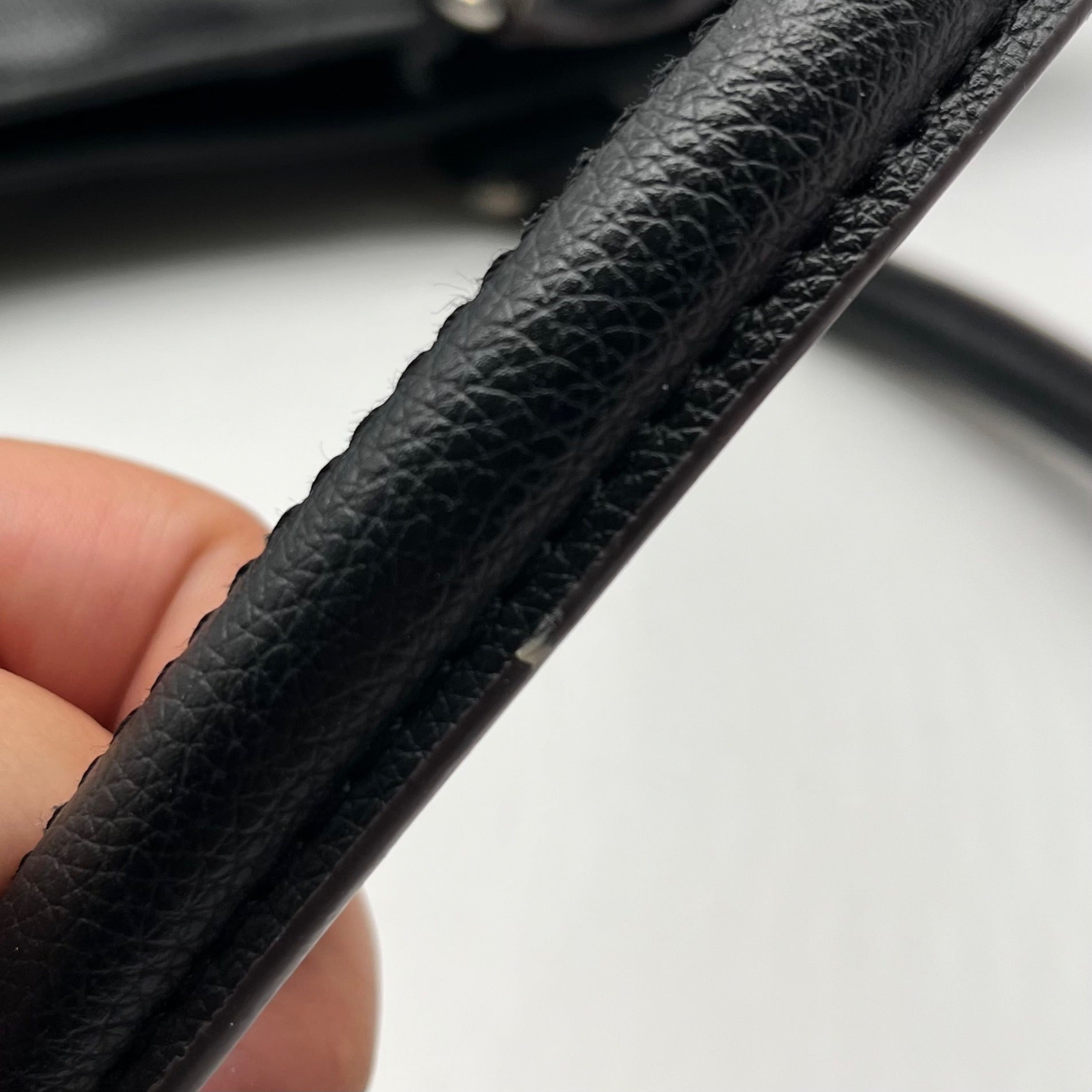 Tignanello Black Leather Shoulder Bag