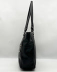 Tignanello Black Leather Shoulder Bag