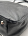 Tignanello Black Leather Shoulder Bag