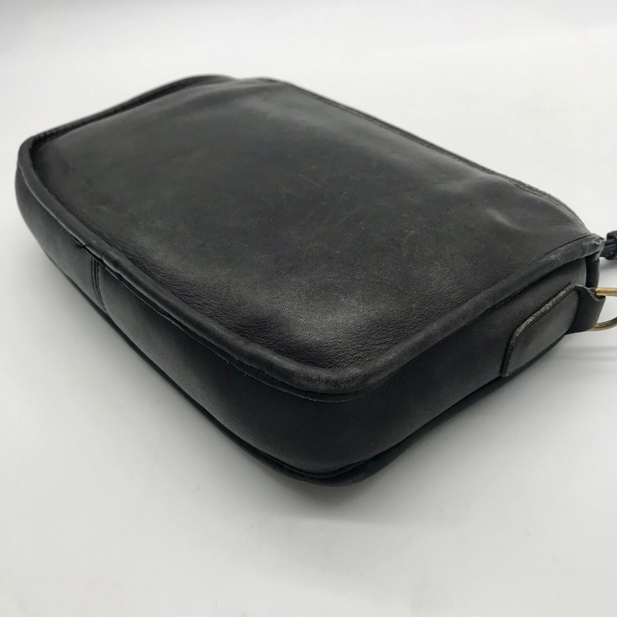 Coach Black Genuine Leather Station Bag 7534
