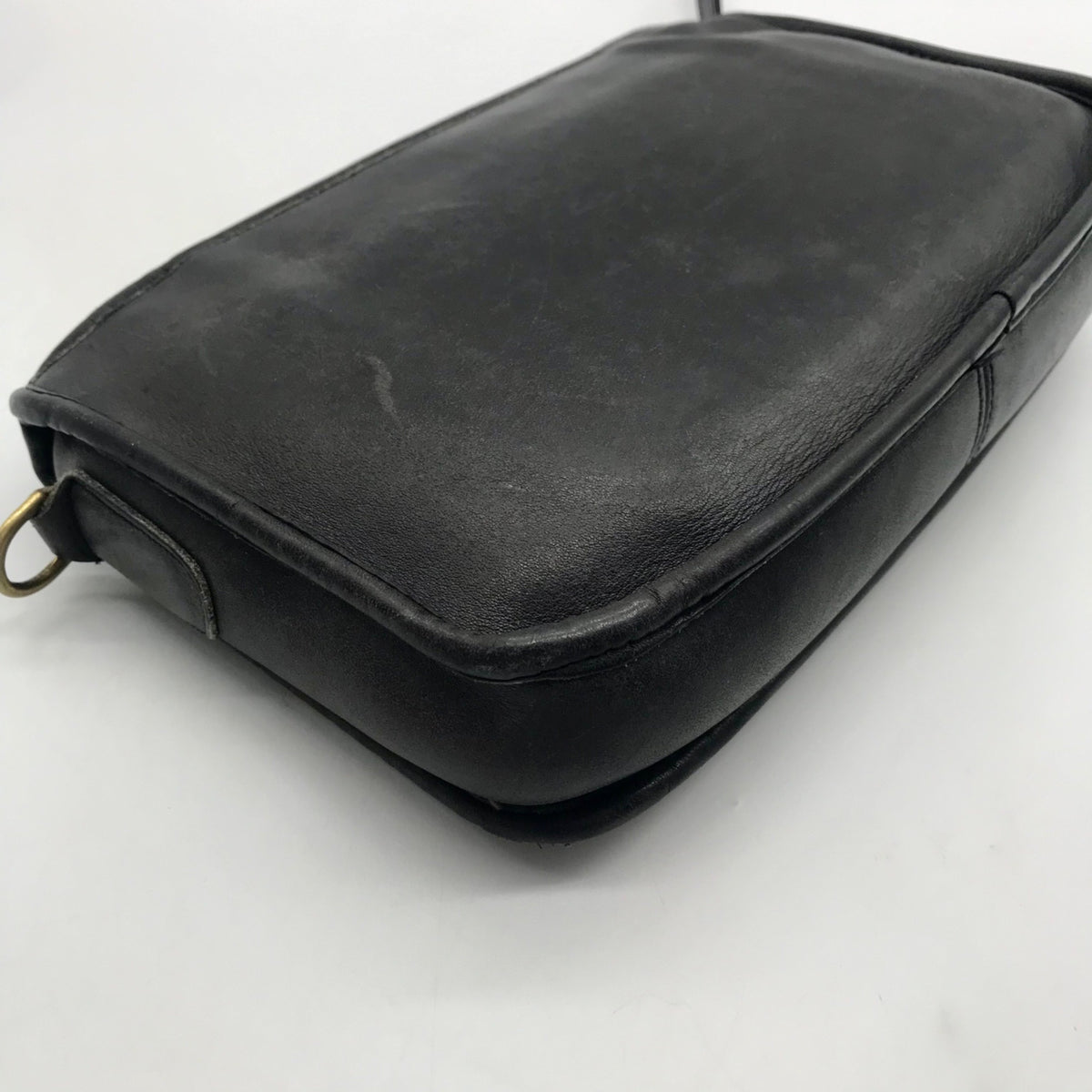 Coach Black Genuine Leather Station Bag 7534