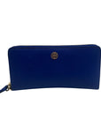 Tory Burch Royal Blue Robinson Continental Wallet