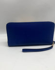Tory Burch Royal Blue Robinson Continental Wallet