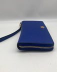 Tory Burch Royal Blue Robinson Continental Wallet