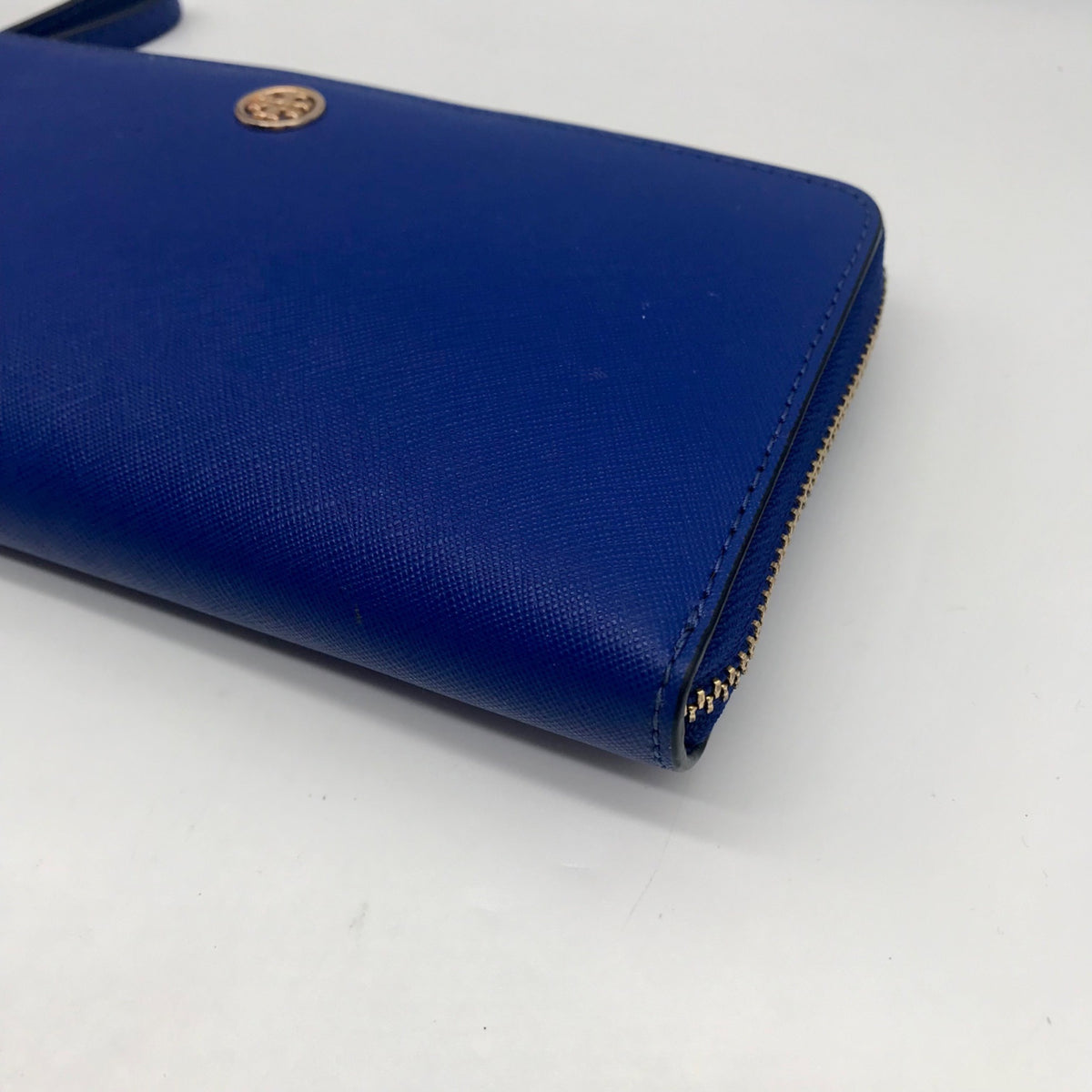 Tory Burch Royal Blue Robinson Continental Wallet