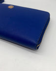 Tory Burch Royal Blue Robinson Continental Wallet