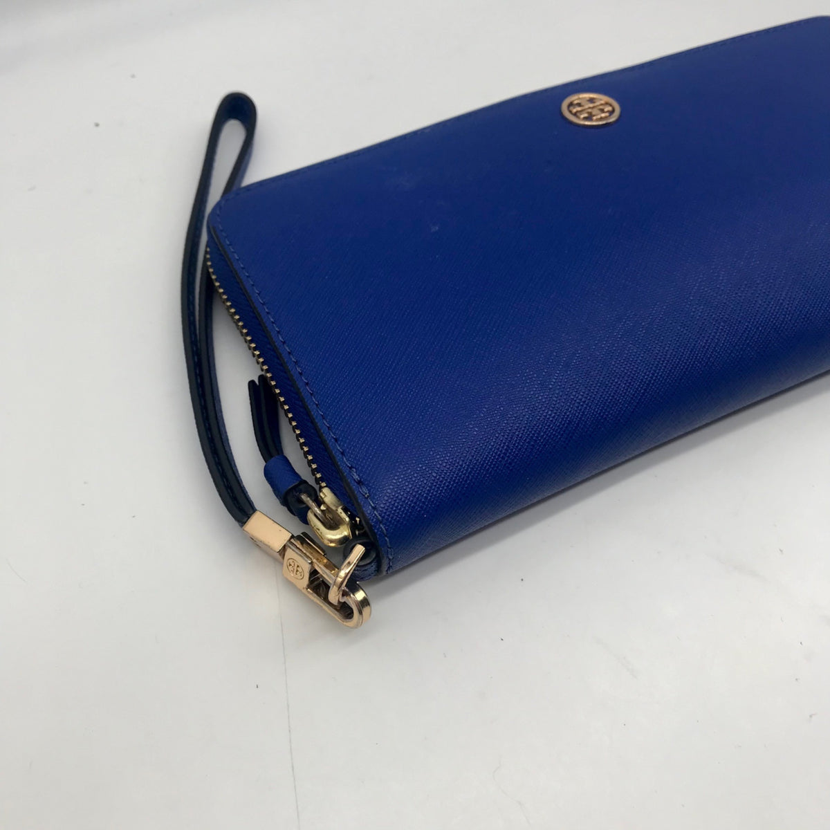 Tory Burch Royal Blue Robinson Continental Wallet