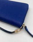Tory Burch Royal Blue Robinson Continental Wallet