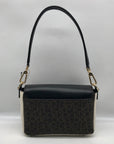 Calvin Klein Multicolor Faux Leather Signature Flap Millie Shoulder Bag