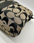 Coach Signature Stripe Fold over Tote Bag F23304
