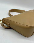 MMS Brown Leather Crossbody Bag