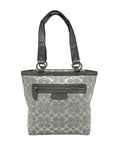 Coach Grey Signature Monogram Jacquard Penelope Lunch Tote F14693