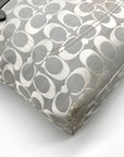 Coach Grey Signature Monogram Jacquard Penelope Lunch Tote F14693