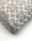 Coach Grey Signature Monogram Jacquard Penelope Lunch Tote F14693