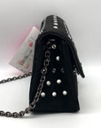 Betsey Johnson Black Razzle Dazzle Crossbody Bag