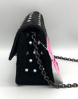 Betsey Johnson Black Razzle Dazzle Crossbody Bag