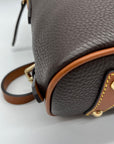 Dooney & Bourke Deep Brown Pebbled Grain Leather Backpack