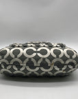 Coach Cream and Silver Slouchy Hobo Kristen Ombre Shoulder/Crossbody Bag16793