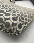 Coach Cream and Silver Slouchy Hobo Kristen Ombre Shoulder/Crossbody Bag16793