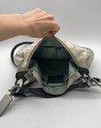 Coach Cream and Silver Slouchy Hobo Kristen Ombre Shoulder/Crossbody Bag16793