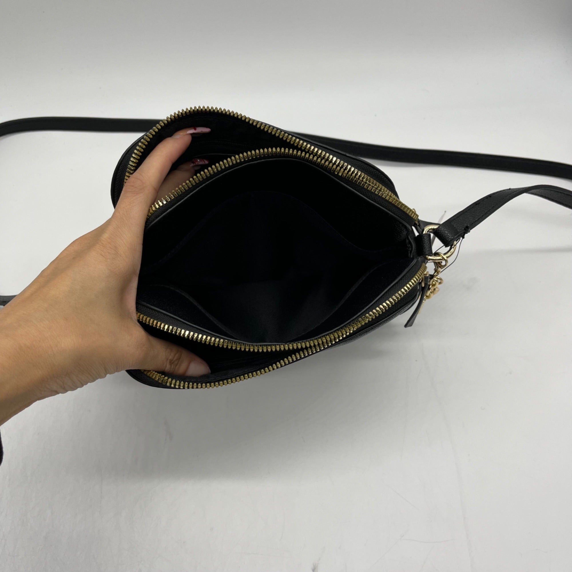 Nine West Black Cibrina Dome Crossbody Bag
