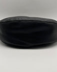 I.N.C. International Concepts Black Faux Leather Giannaa Medium Stud Hobo Bag