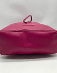 Michael Kors Deep Pink Pebbled Leather Jules Bucket Bag