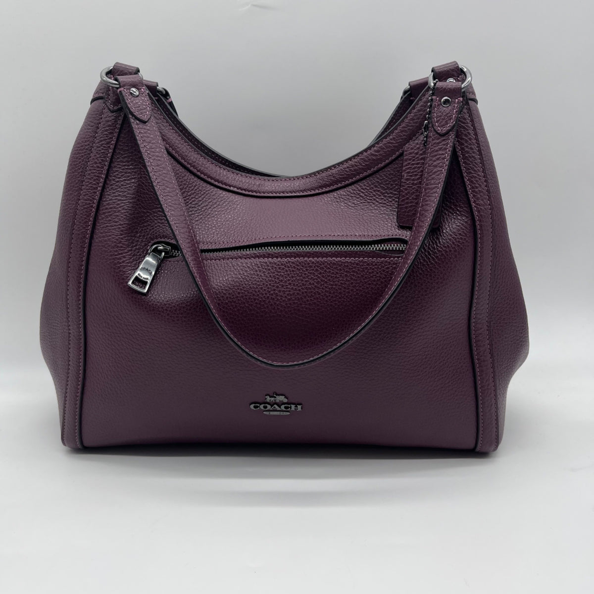 Coach Purple Leather Kristy Shoulder Bag  C6231