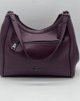 Coach Purple Leather Kristy Shoulder Bag  C6231