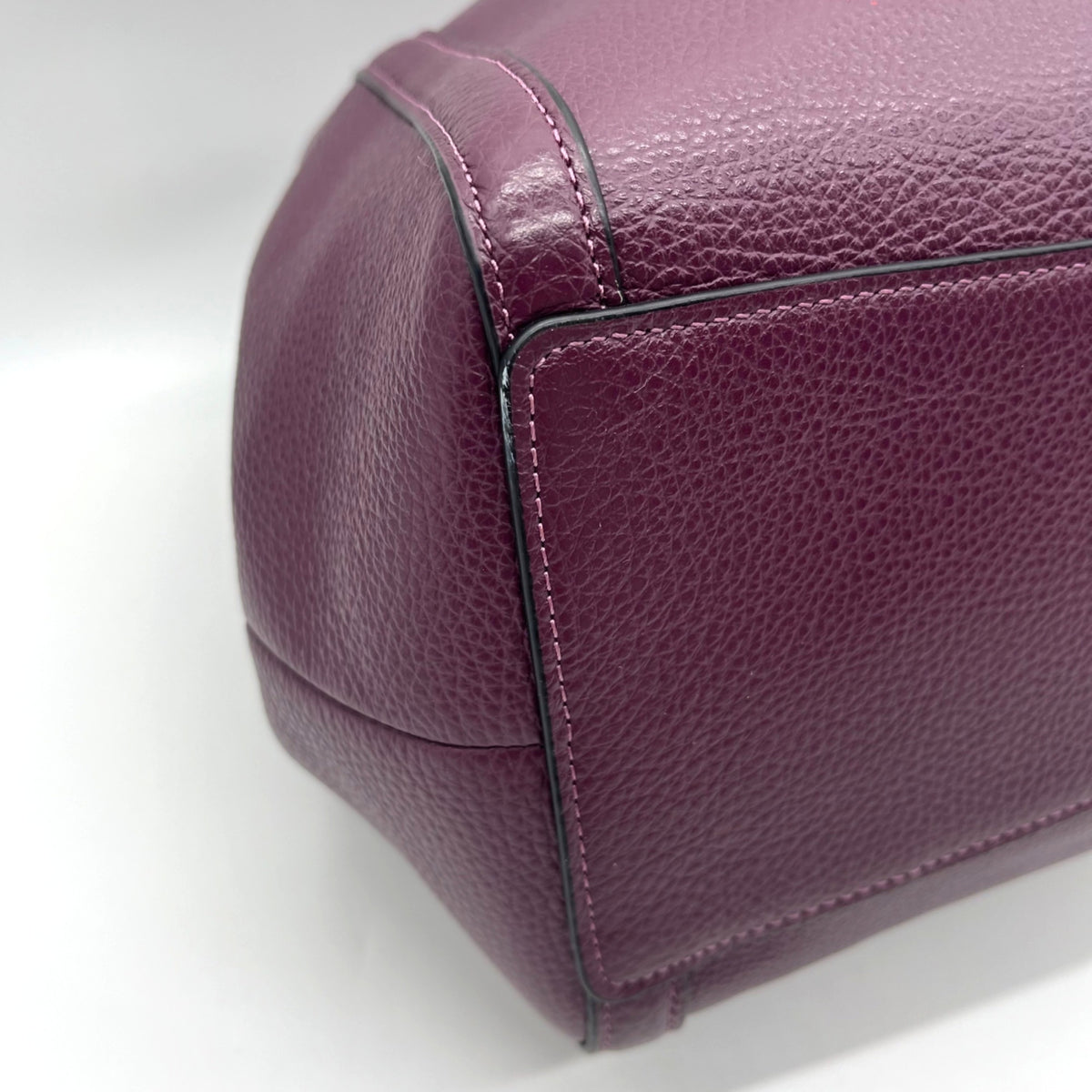 Coach Purple Leather Kristy Shoulder Bag  C6231