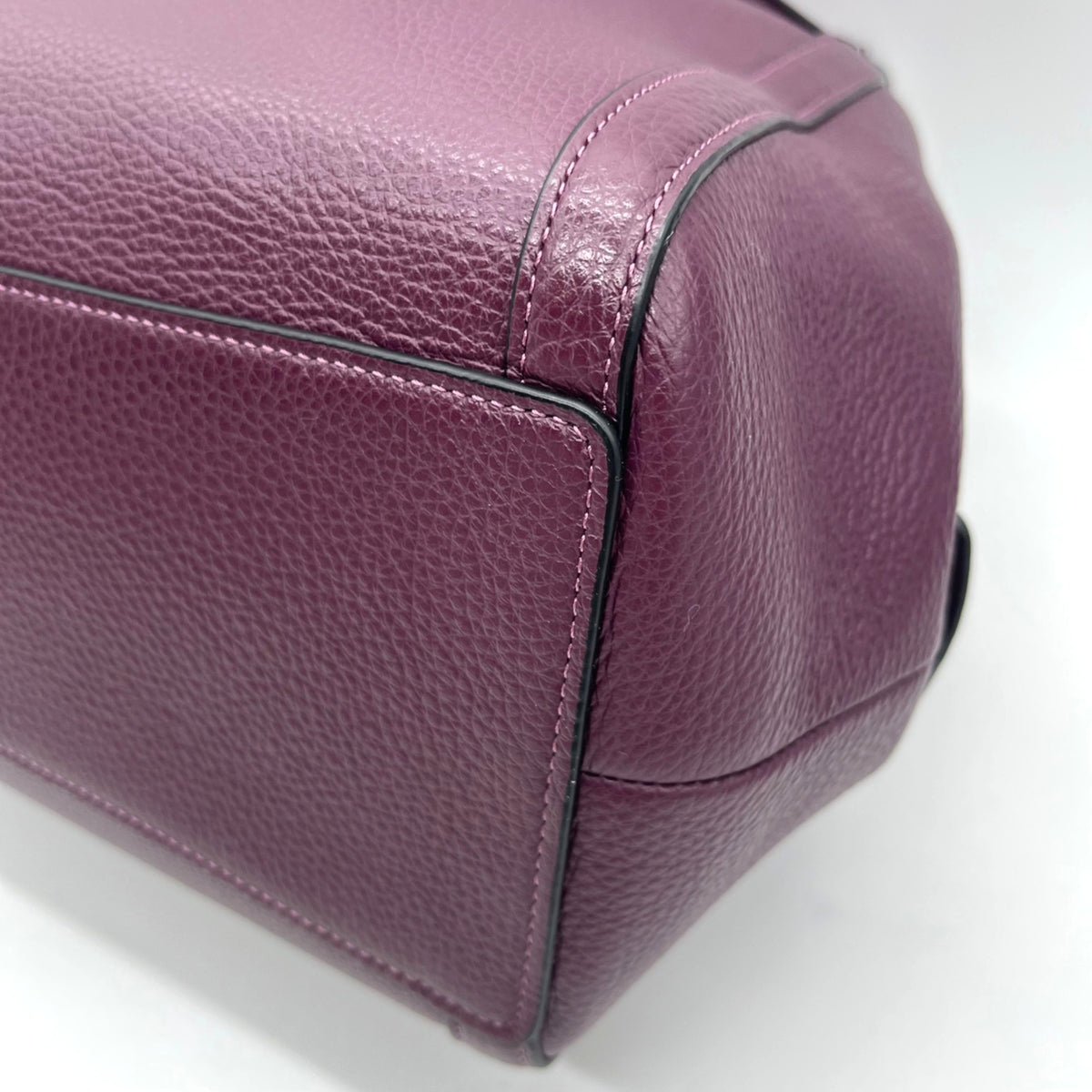 Coach Purple Leather Kristy Shoulder Bag  C6231