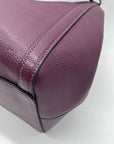 Coach Purple Leather Kristy Shoulder Bag  C6231