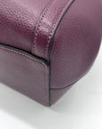 Coach Purple Leather Kristy Shoulder Bag  C6231