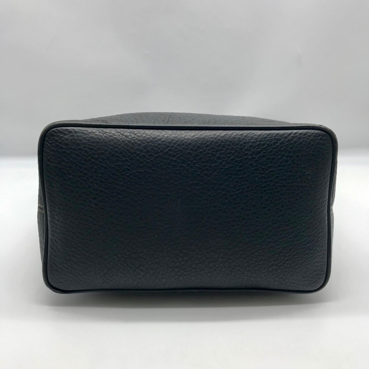 Dooney &amp; Bourke Black Pebbled Leather East West Hobo Bag