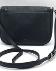 Kate Spade Carsen Laurel Jeweled Black Saffiano Crossbody Bag