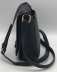 Kate Spade Carsen Laurel Jeweled Black Saffiano Crossbody Bag