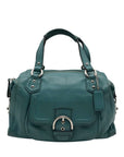 Coach Teal Leather Campbell Satchel Bag F24690