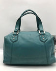 Coach Teal Leather Campbell Satchel Bag F24690