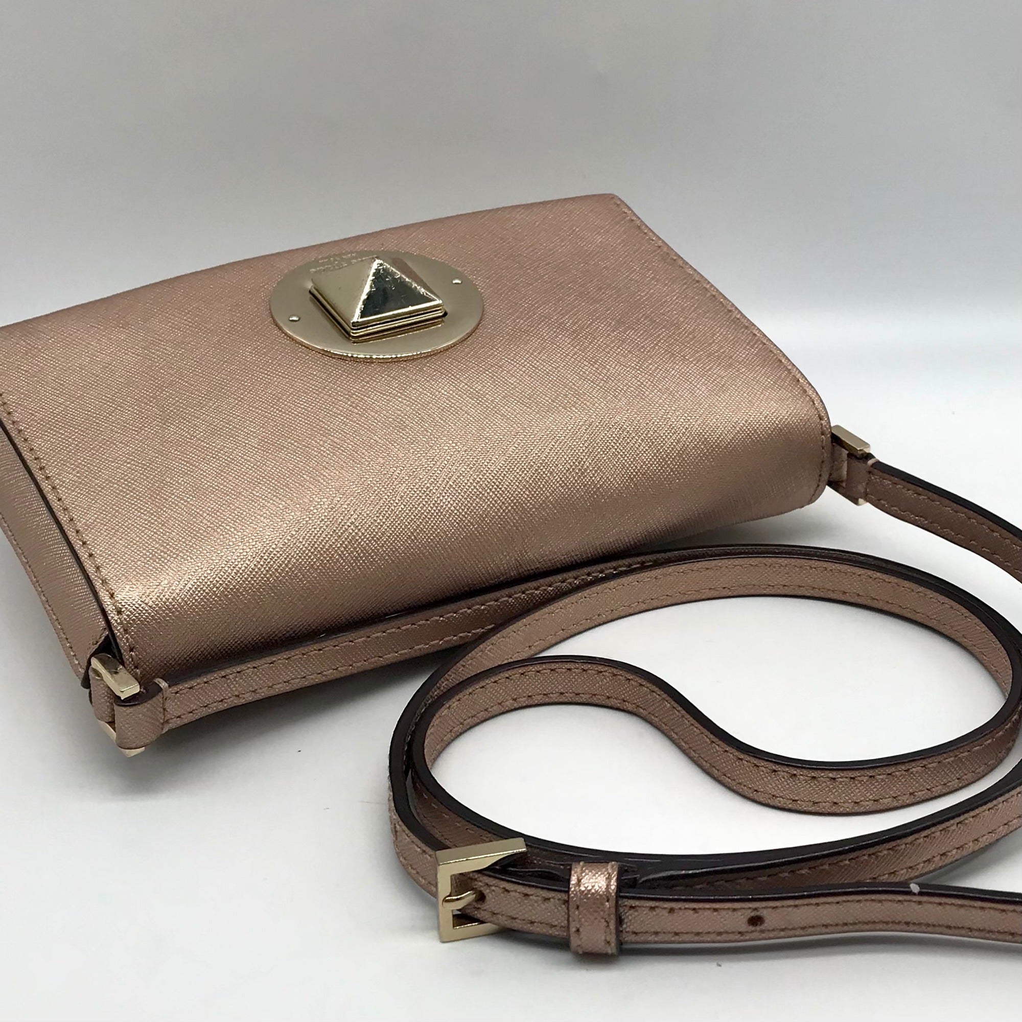 Kate Spade Sally Newbury Lane Rose Gold Crossbody