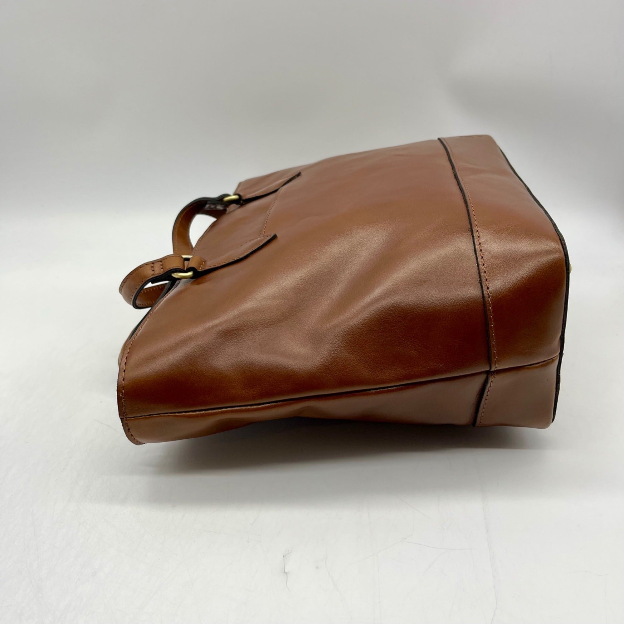Patricia Nash Meka Cognac Leather Tote