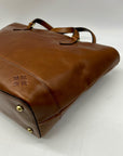 Patricia Nash Meka Cognac Leather Tote